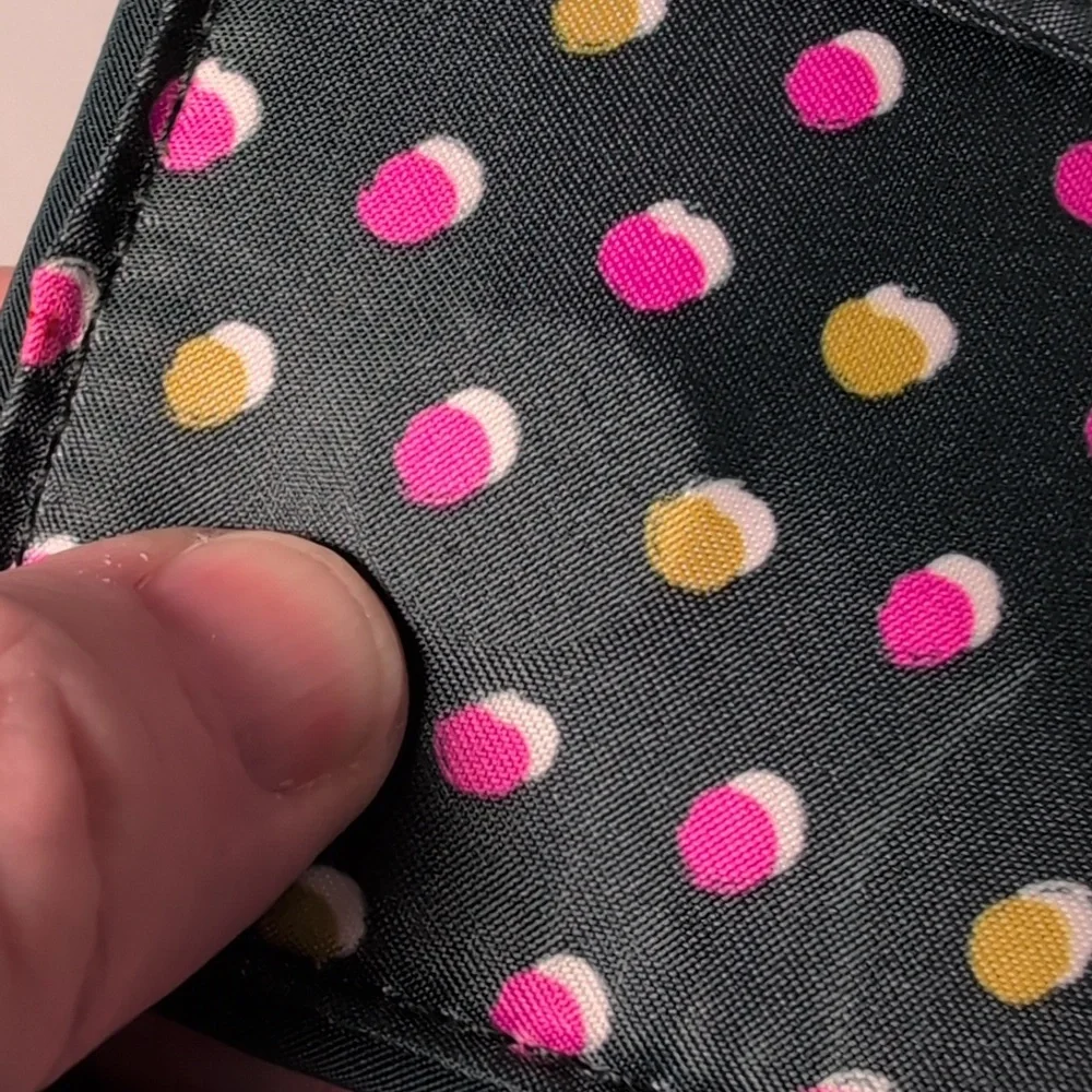 Vera Bradley Tri-Fold Clutch Wallet in Falling Flowers RFID